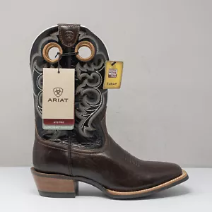 AMPUTEE (1 Boot) Ariat Crossfire Cowboy Boots Mens 9.5 D (Buckskin/Shadow Black) - Picture 1 of 6