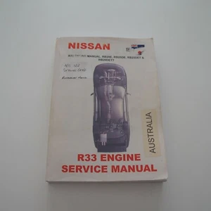 Nissan R33 RB26 Service Manual Original Mechanics Australian Guide Like new RARE - Picture 1 of 3