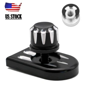 Kit de tuercas de montaje de guardabarros cubierta de asiento trasero negra para Harley Touring Dyna aluminio - Imagen 1 de 12