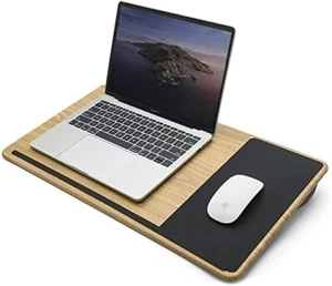 ergomi Support pour Ordinateur Portable avec Coussin, Lap Desk Portable avec Tap - Photo 1/4