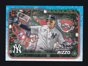 2024 Topps Holiday #H28 ANTHONY RIZZO New York Yankees - Picture 1 of 2
