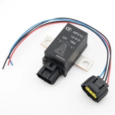 1pce  with Cable 12VDC 190A Automotive relay HFV12-12-H-D - Image 1 of 4