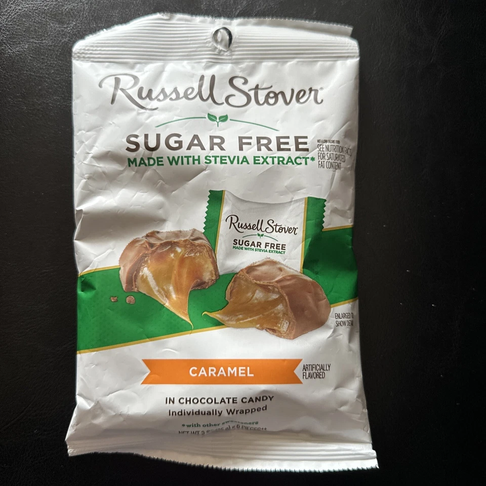 Russell Stover Sugar Butter Cream Caramels 3 Oz. Bag