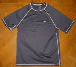 SPEEDO grau s/s RASH GUARD Schwimmshirt BLOCK THE BURN 50+ Herren S - Bild 1 von 4