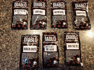 Lot of 9 Taco Bell DIABLO Sauce Packet New Factory Sealed T Bell Franchise - Picture 1 of 4