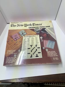 Waddingtons The New York Times Crossword Puzzle Board Game 1985 NOS SEALED - Picture 1 of 3