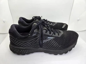 Brooks Ghost 12 Damenschuhe 10 D Weite schwarz Laufen sportliche Unterstützung Turnschuhe - Bild 1 von 8