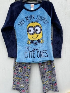 Illumination Despicable Me 3 - Kids Pijama Size 4-6 Long Sleeves Sleepwear F45 - Picture 1 of 8