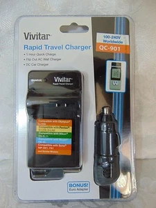 Vivitar Rapid Travel Charger QC-901  1 HOUR! SEALED - Picture 1 of 3