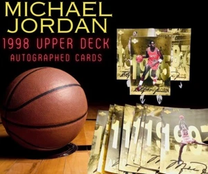 Michael Jordan 1998 Upper Deck Faksimile Autogramm Redemption Set - Bild 1 von 10