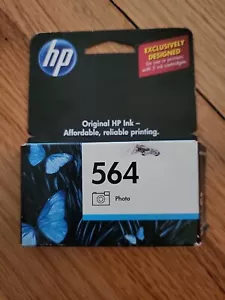 HP 564 CB317WN Photo Black Ink Print Cartridge NEW Sealed Exp 12/2012 - Picture 1 of 4