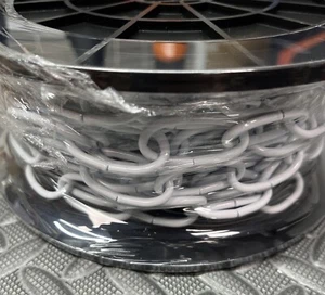 Campbell Chain 40' #10 White Deco Chain T0722004N 35# working load limit - Picture 1 of 3