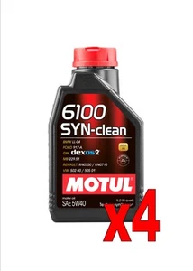 MOTUL 6100 SYN-CLEAN 5W40 per alte prestazioni litri 1 - N. 4 FLACONi - Foto 1 di 3