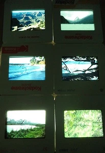 6 Original Vintage 35mm Kodak Photo Color Slide Nature Kodachrome Transparency - Picture 1 of 10