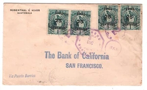 GUATEMALA Cover Late Fee USA San Francisco via New Orleans 1903 {samwells}XD29 - Picture 1 of 12