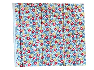 Liberty Riviera Coastal Blues Coastal Flowers Half Metre 0.5m 100% Cotton Fabric - Picture 1 of 5
