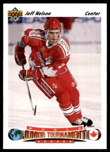 1991-92 Upper Deck Jeff Nelson RC #689 - Picture 1 of 2
