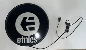 Vtg ETNIES Skate Shoe Store Promotional Working Illuminated Sign !Rare! - Picture 1 of 4