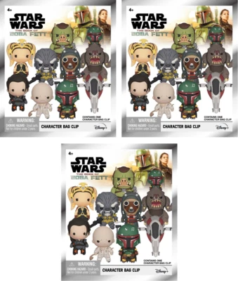 LOTE DE 3 BOLSAS CIEGAS STAR WARS BOBA FETT FIGURA BOLSA CLIP NUEVO TY3014 Foto 1 de 2