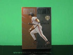 1994 Donruss The Leaf Set Statistical Standouts Cal Ripkin Jr - Picture 1 of 2