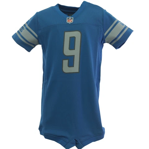 Detroit Lions Matthew Stafford NFL Nike Baby Infant Toddler Jersey Style Creeper Cover