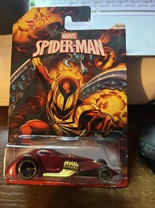 NEW HOT WHEELS SPIDER MAN CARNAGE HAMMERED COUPE 05/08 MOC Marvel.com comics - Picture 1 of 3