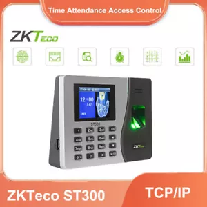 ZKTeco ST300 Biometric Fingerprint Time Clock Attendance Access Control System - Imagen 1 de 4