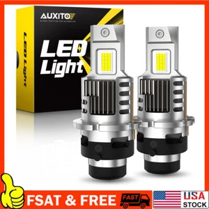 2X D2S D2R LED Headlight Bulb Replace HID Xenon Super White 6000K Conversion Kit - Picture 1 of 11