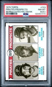 1979 Topps #723 - Pirates Prospects - Berra RC Rookie - PSA 8 OC!! - Imagen 1 de 2