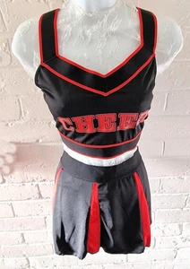 Cheer Leader School Uniform Top and Skirt Adult Cosplay Costume Themed Lingerie - Picture 1 of 6