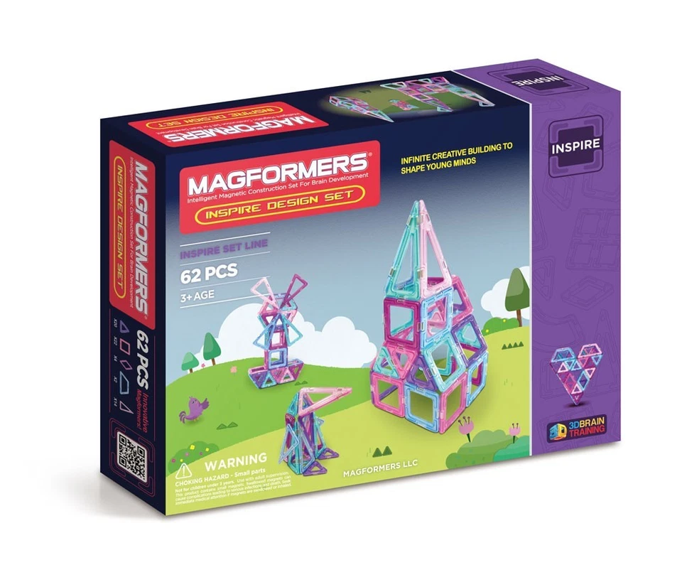 Juego de 62 piezas MAGFORMERS Inspire Design 63106 Foto 1 de 4