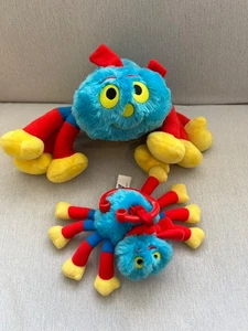 2 CBeebies Woll- und Tigspinne 2016 Stofftier Plüschtier beweglich & sprechend + klein - Bild 1 von 6