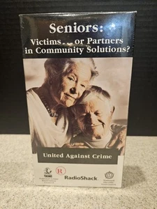 Radio Shack SENIORS Victims or Partners VHS Tape United Against Crime Rare - Picture 1 of 5