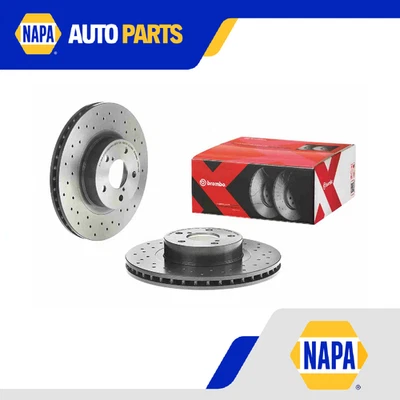 2x Par de discos de freno ventilados para SUBARU FORESTER SF5, SG, SH 2.0 delanteros 1997 encendido Foto 1 de 4