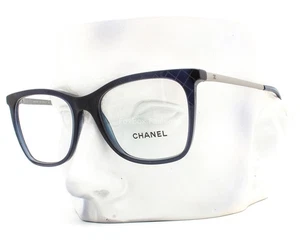 Gafas Chanel 3379 508 Transparente Azul Gunmetal 52-17-140 con Bolsa - Imagen 1 de 9