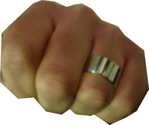 anello argento 925 fascia inglese tutte le misure - Picture 1 of 1