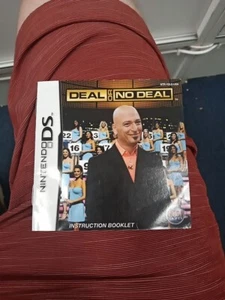 MANUAL ONLY Deal or No Deal Nintendo DS Instruction Booklet - Picture 1 of 3