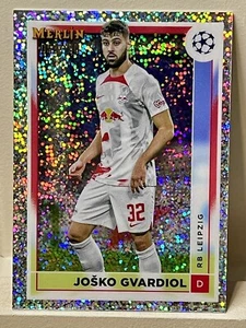 2022-23 Topps Merlin Chrome Josko Gvardiol Speckle Refractor /150 RB Leipzig - Picture 1 of 3