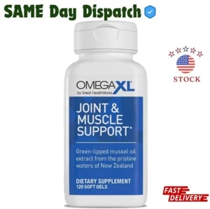 Omega XL 120 Capsules - Green Lipped Mussel New Zealand Omega 3 - EXP: 2026 New - Picture 1 of 5