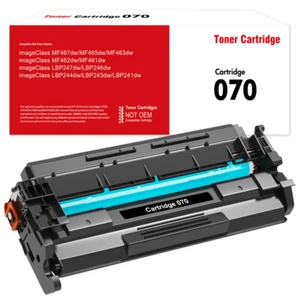 Compatible for Canon 070 Black Toner Cartridge - 5639C001 - 1 PACK FREE SHIPPING - Picture 1 of 8