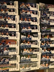 50 Tickets Stubs - COLUMBUS CLIPPERS 2018-2019 Lindor, Clevinger, Ramirez - Bild 1 von 1