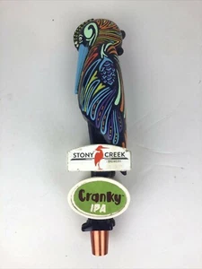 Stoney Creek Cranky Exotic Bird 10.5" Draft Beer Tap Handle Mancave Bar Keg - Picture 1 of 9