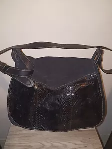 DAMENTASCHE PRADA MILANO WILDLEDER LEDEREINSÄTZE SELTEN - Bild 1 von 3
