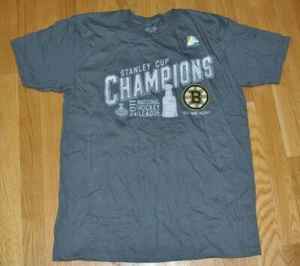 Boston Bruins 2011 Stanley Cup Champions Old Time Hockey Shirt Large (M) NWT - Picture 1 of 2