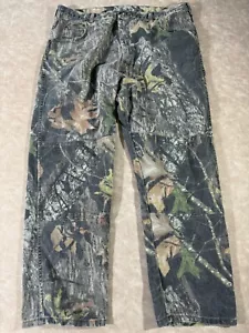 Wrangler Mens Double Knee Style 5-Pockets Mossy Oak Break Up Hunting Pants 42x30 - Picture 1 of 9