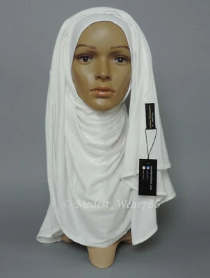 Премиум хлопок Джерси размер маленький / средний / макси хиджаб шарф мусульманский головной убор - Изображение 1 из 3