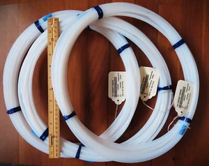 65 FT NATURAL PTFE TEFLON TUBING 1/4" OD x 5/32" ID, .047" WALL, USA MADE, NEW - Picture 1 of 3