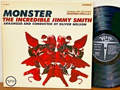 JIMMY SMITH Monster 1965 VERVE OG стерео LP VG + играть проверено RVG Оливер Нельсон - Изображение 1 из 3