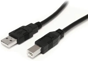 C2G 2,0m USB2.0 USB Typ-A auf Typ-B Drucker Verlängerungskabel schwarz - Bild 1 von 3