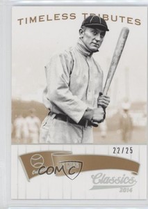 2014 Panini Classics Timeless Tributes Gold /25 Ty Cobb #139 HOF